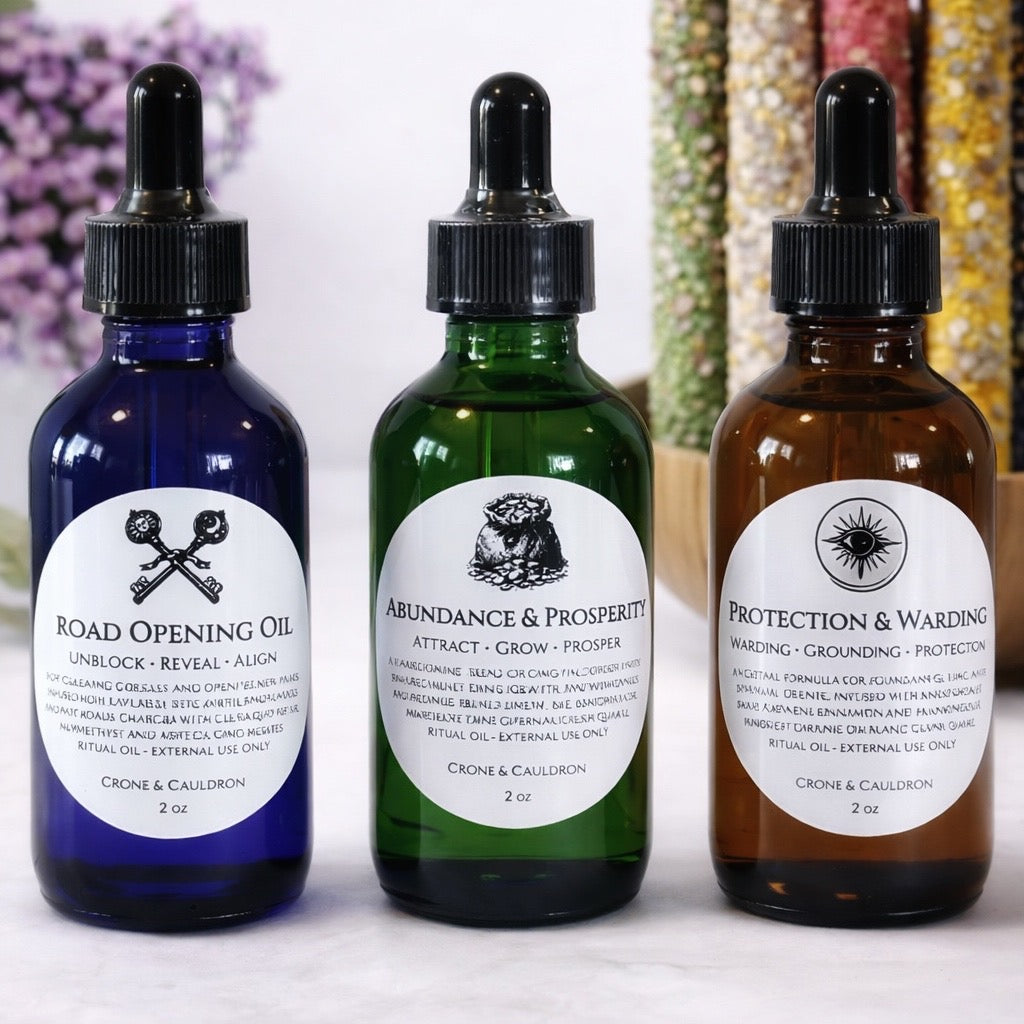 Practical Magick - Crone & Cauldron Ritual Oil (2oz)