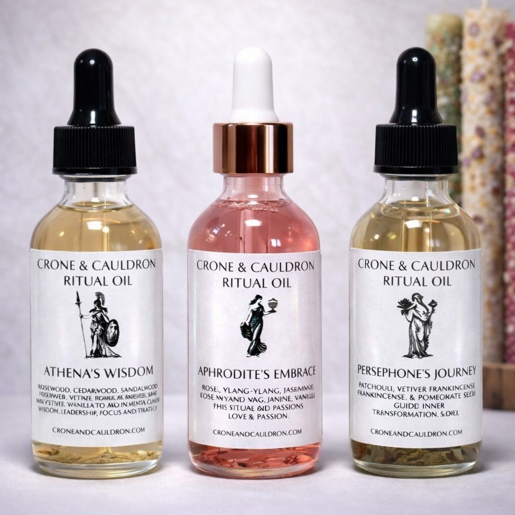 Diosas Sagradas - Aceite Ritual Sabiduría de Atenea (2 oz)
