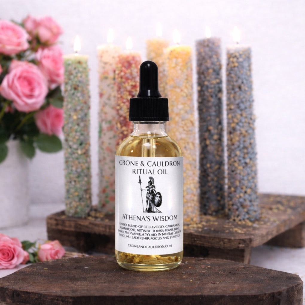 Diosas Sagradas - Aceite Ritual Sabiduría de Atenea (2 oz)