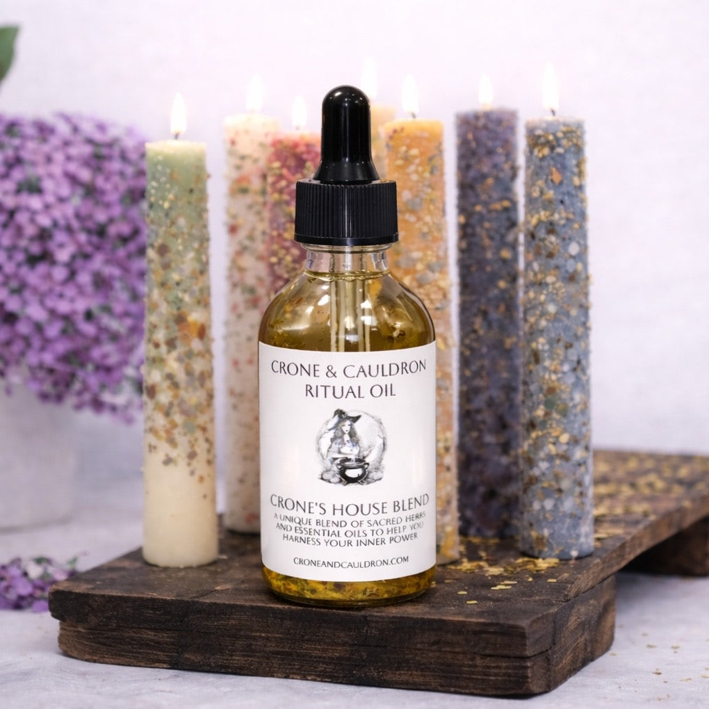 Practical Magick - Crone & Cauldron Ritual Oil (2oz)