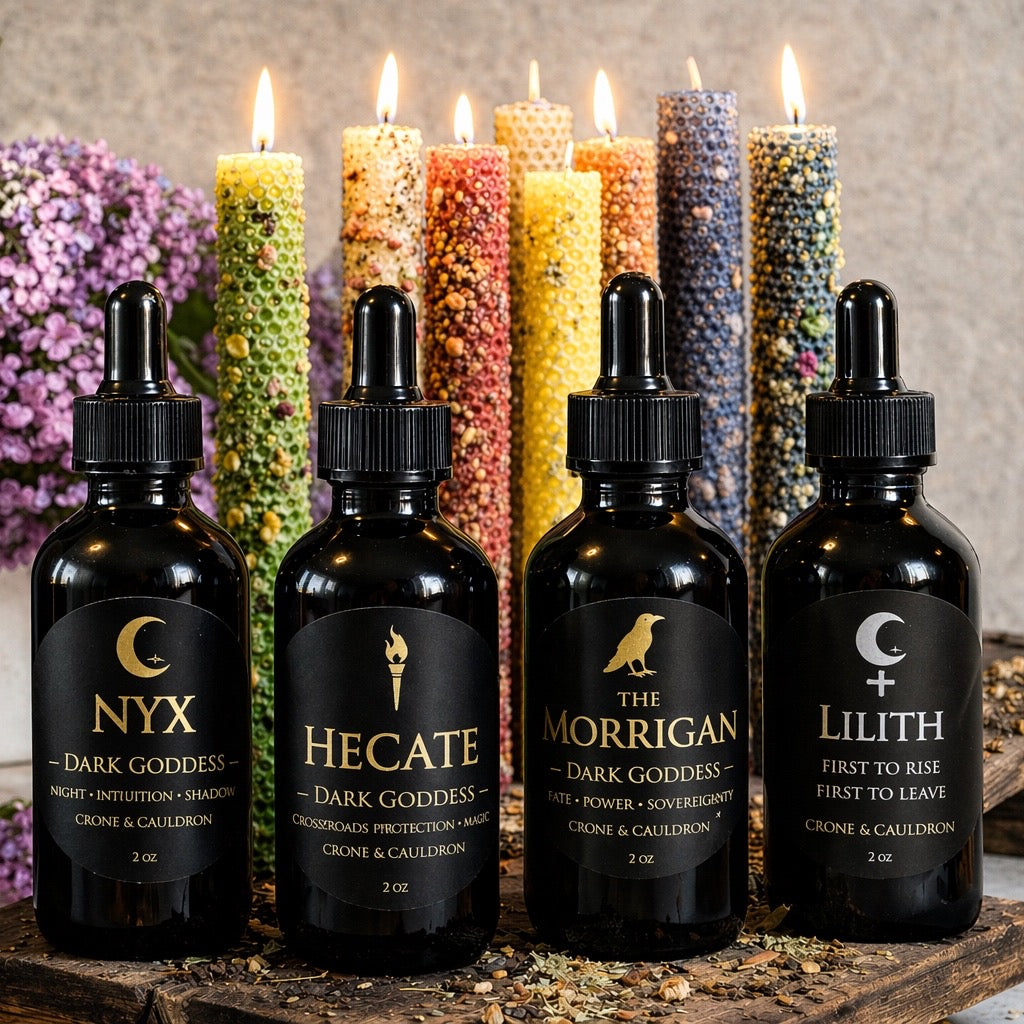 Diosa Oscura - Aceite Ritual de Hécate (60 ml)