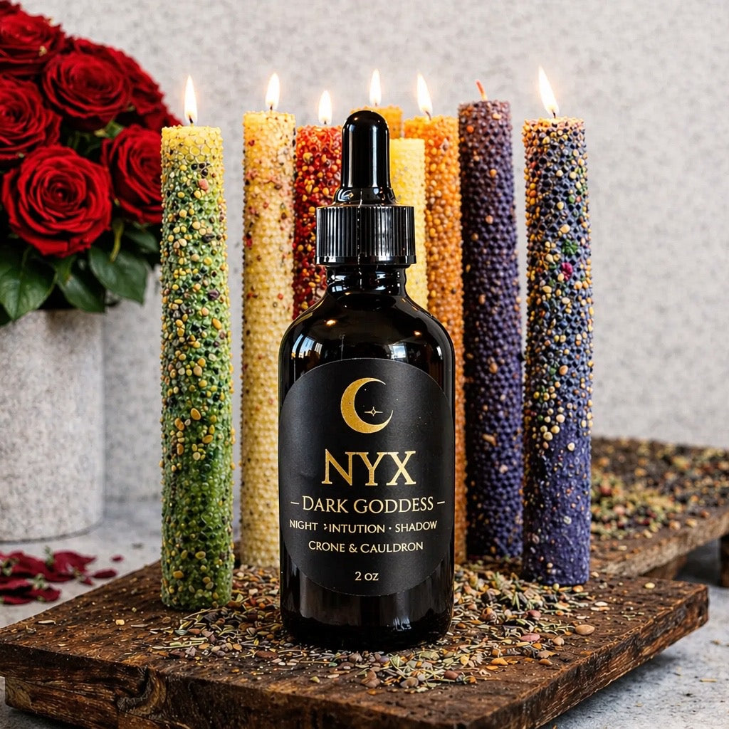 Diosa Oscura - Aceite Ritual de Nyx (60 ml)