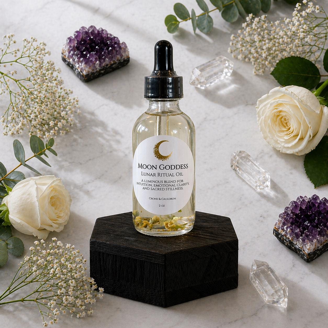 Magia Lunar - Aceite Ritual Diosa de la Luna (2 oz)